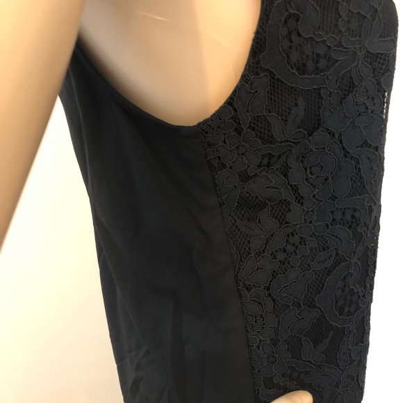 NEW Lauren Ralph Lauren Black Lace Sleeveless Top - Picture 5 of 11